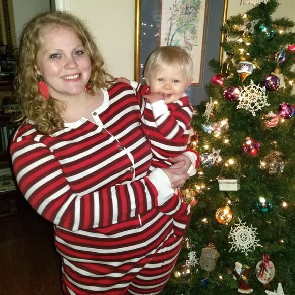 Old Navy Striped Mom Baby Maternity Matching Outfits XL 12-18 Months - Picture 13 of 15